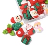 28Pcs 7 Styles Christmas Theme Opaque Resin Cabochons CRES-FS0001-08-4