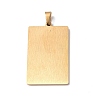 201 Stainless Steel Pendant STAS-B033-01G-11-2