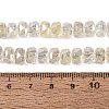 Electroplate Transparent Crackle Glass Beads Strands EGLA-Q135-01A-B02-4