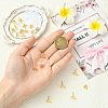 20Pcs Brass Stud Earring Findings KK-SC0006-80-4