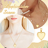 8Pcs Brass Locket Pendants KK-ME0001-61-5