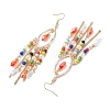 Oval Glass Dnagle Earrings EJEW-JE06254-02-4