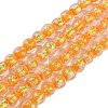 Handmade Foil Lampwork Beads Strands FOIL-K003-06A-08-1