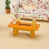 Dollhouse Miniature Furniture  Table Accessories PW-WG61D33-01-4