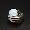 Oval Opalite Adjustable Rings PW-WG2A004-07-1