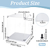 Transparent Acrylic Minifigures Display Case ODIS-WH0043-92A-2