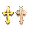 Alloy Enamel Pendants ENAM-S121-059K-2