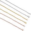 Unicraftale PVD Vacuum Plating Classic Plain 304 Stainless Steel Mens Womens Cable Chain for Necklace STAS-UN0005-34-1