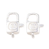 Brass Lobster Claw Clasps KK-B167-17S-1