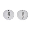 Non-Tarnish 304 Stainless Steel Charms STAS-T059-26P-J-2
