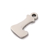 Non-Tarnish 201 Stainless Steel Charms STAS-U016-01P-L-2