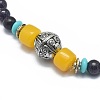 Buddhism Jewelry BJEW-G617-08A-02-4