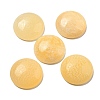 Natural Yellow Jade Cabochons G-C115-02A-31-1