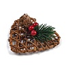 Christmas Theme Foam Imitation Berry & Plastic Pine Picks Decor DIY-Z034-02D-2