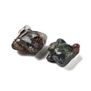 Natural Bloodstone Carved Figurines DJEW-L023-E04-2