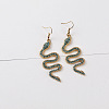 Alloy Rhinestone Dangle Earrings FS-WGB3D7E-06-1