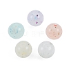 Marbled Stone Style Opaque Acrylic Beads OACR-G009-01A-1