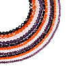 12 Strands 12 Style Halloween Theme Transparent Glass Beads Strands GLAA-TA0001-42-1