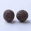 Unwaxed Natural Lava Rock Beads X-G-F325-12mm-M-3