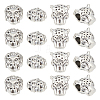 40Pcs 2 Styles Tibetan Style Alloy Beads FIND-ME0001-16-1