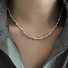 Braided Brass Ball Chain & Snake Chain Necklaces for Women FS-WG5C425-01-2