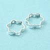 Rack Plating Brass Bead Frames KK-WH0084-02S-2