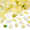 11 Styles Transparent Spray Painted Glass Pendants GGLA-TA0002-11-3