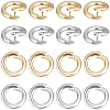 30Pcs 2 Colors Brass Twister Clasps KK-BBC0025-23A-1
