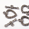 Tibetan Style Alloy Toggle Clasps X-LF0714Y-2