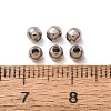 Non-Tarnish 304 Stainless Steel Round Seamed Beads A-STAS-R032-3mm-01-2