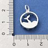 925 Sterling Silver Pendants STER-S009-02B-S-3