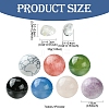 Natural & Synthetic Gemstone Healing Round Ornaments AJEW-FS0001-13A-4