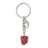 Natural & Synthetic Mixed Gemstone Keychains KEYC-JKC01167-4