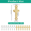 40Pcs 2 Colors Brass Links KK-AR0004-47-2