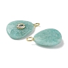 Natural Amazonite Pendants G-I391-04G-05-2