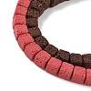 Handmade Porcelain Imitation Lava Rock Beads Strands PORC-P032-01B-M-3