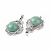 Natural Green Aventurine Pendants G-P496-05P-16-3