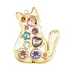 304 Stainless Steel Enamel with Rhinestone Pendants STAS-Z186-11G-02-1