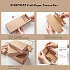 Kraft Paper Folding Box CON-WH0010-01L-D-5