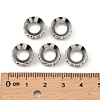 Brass Rhinestone Spacer Beads RSB094-1-4