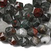 Natural African Bloodstone Beads Strands G-Z119-A28-03-5