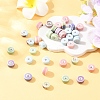 35Pcs 7 Styles Glazed Porcelain Beads PORC-YW0001-59-4