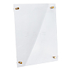 Transparent Acrylic Plate AJEW-WH0505-75-1