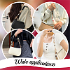 4Pcs 4 Colors Alloy Enamel Purse Strap Extenders FIND-BBC0002-46B-5