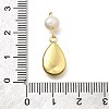 Brass Micro Pave Cubic Zirconia Pendants KK-Z093-25G-3