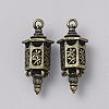 Tibetan Style Alloy Pendant Barn Lights Outdoor FIND-WH0431-37B-1