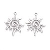 304 Stainless Steel Pendants STAS-T065-07P-1