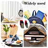 6Pcs 6 Colors Plush Cloth Watch Storage Pouches with Snap Button TP-DR0001-04-5