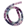 Natural Colorful Fluorite Beads Strands G-H051-B01-01-3