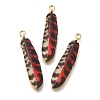 Alloy Enamel Pendants X1-FIND-G078-34G-01-1